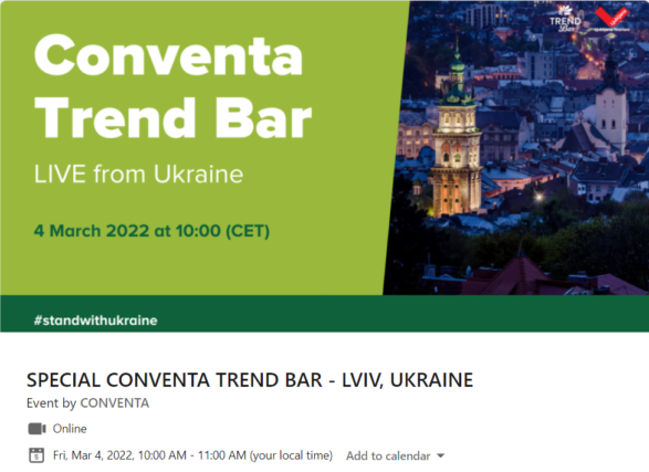 SPECIAL CONVENTA TREND BAR - LVIV convention bureau UKRAINE