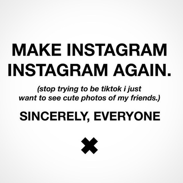 Make Instagram Instagram Again protest IG content creators 