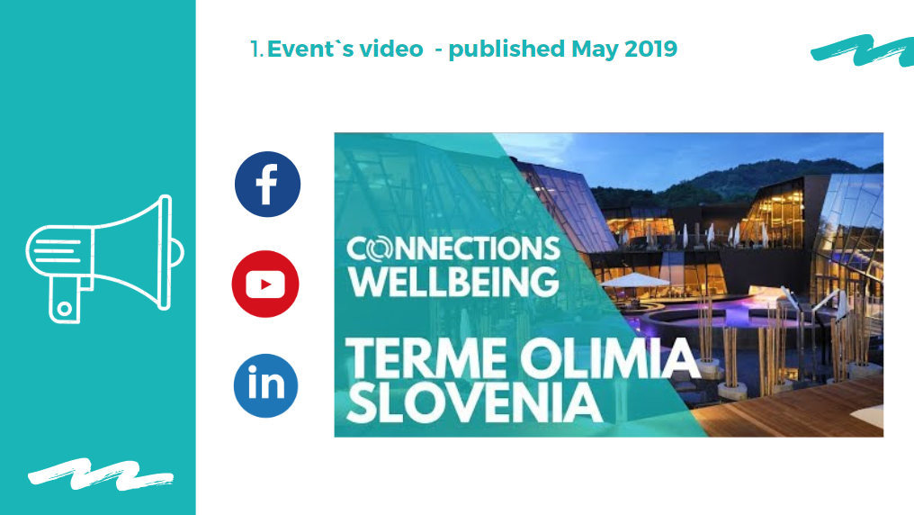 Social Media report Connections Wellbeing Slovenia